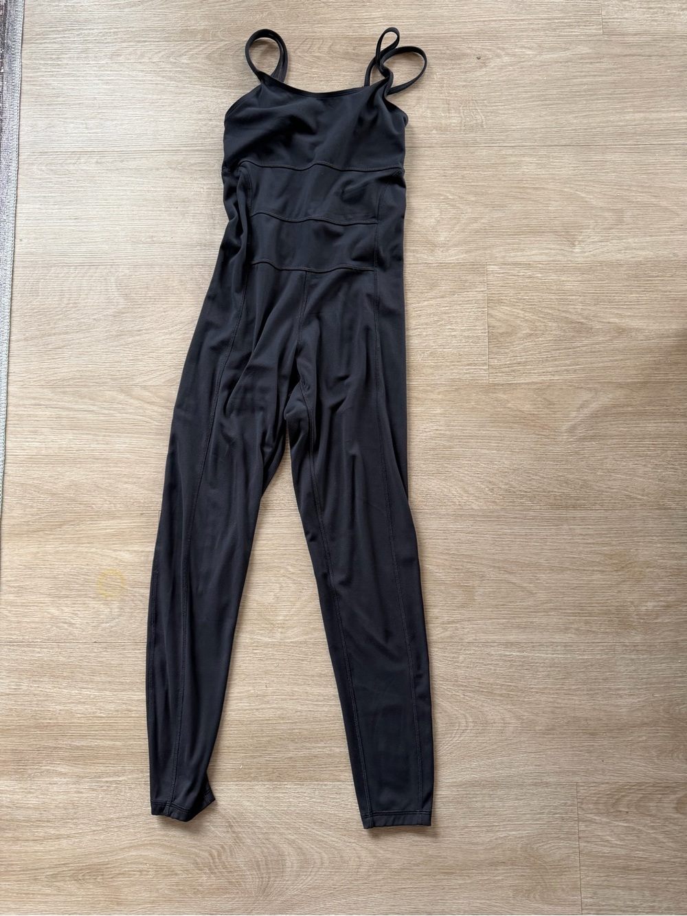 Universal Standard Black Slim-Strap Jumpsuit